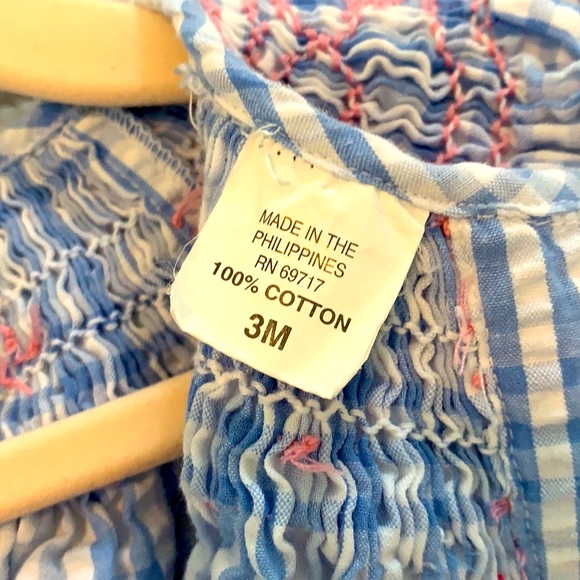 Smock Dress 3-6m - Picture 3 of 3